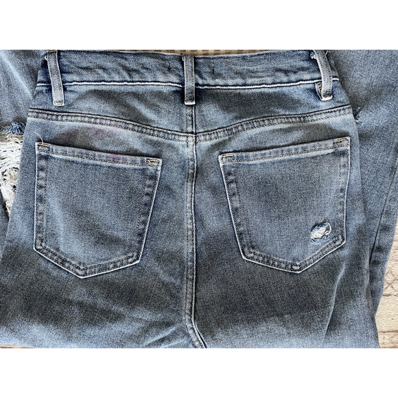 Women's SIze 26 Pacsun Distressed Ultra High Slim Denim Jeans Medium Wash - Picture 9 of 10